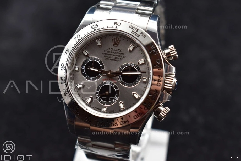 Grey 116520 Edition Dial 1:1 Bracelet Daytona Best SS Case 904L BTF And SA4130 0428